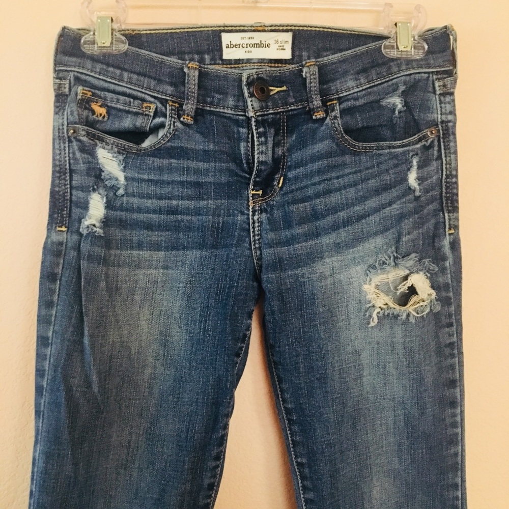 💜ABERCROMBIE KIDS JEANS SZ 16 Slim